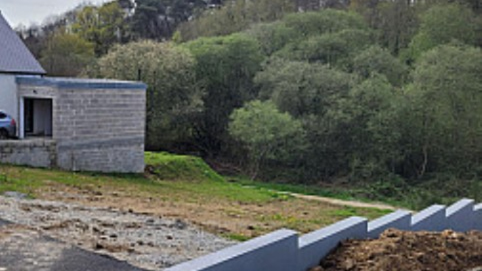 Terrain constructible de 486m2 à Languidic