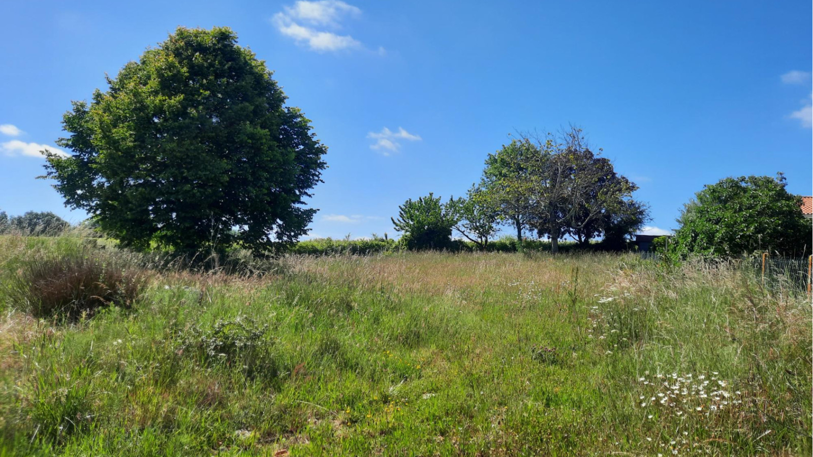 Terrain constructible de 1488m2 à Montussan