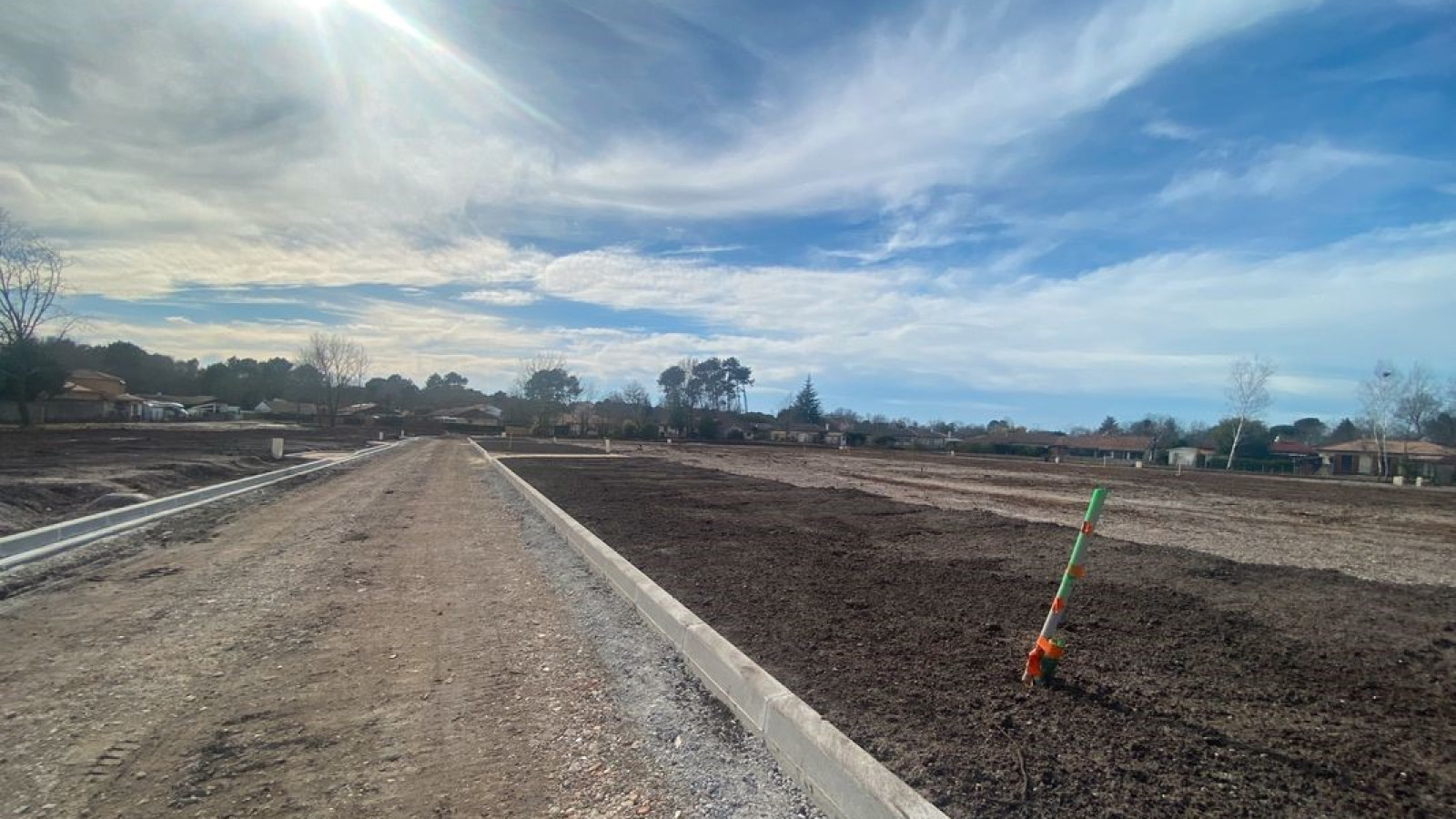 Terrain constructible de 391m2 à Le Taillan-Médoc