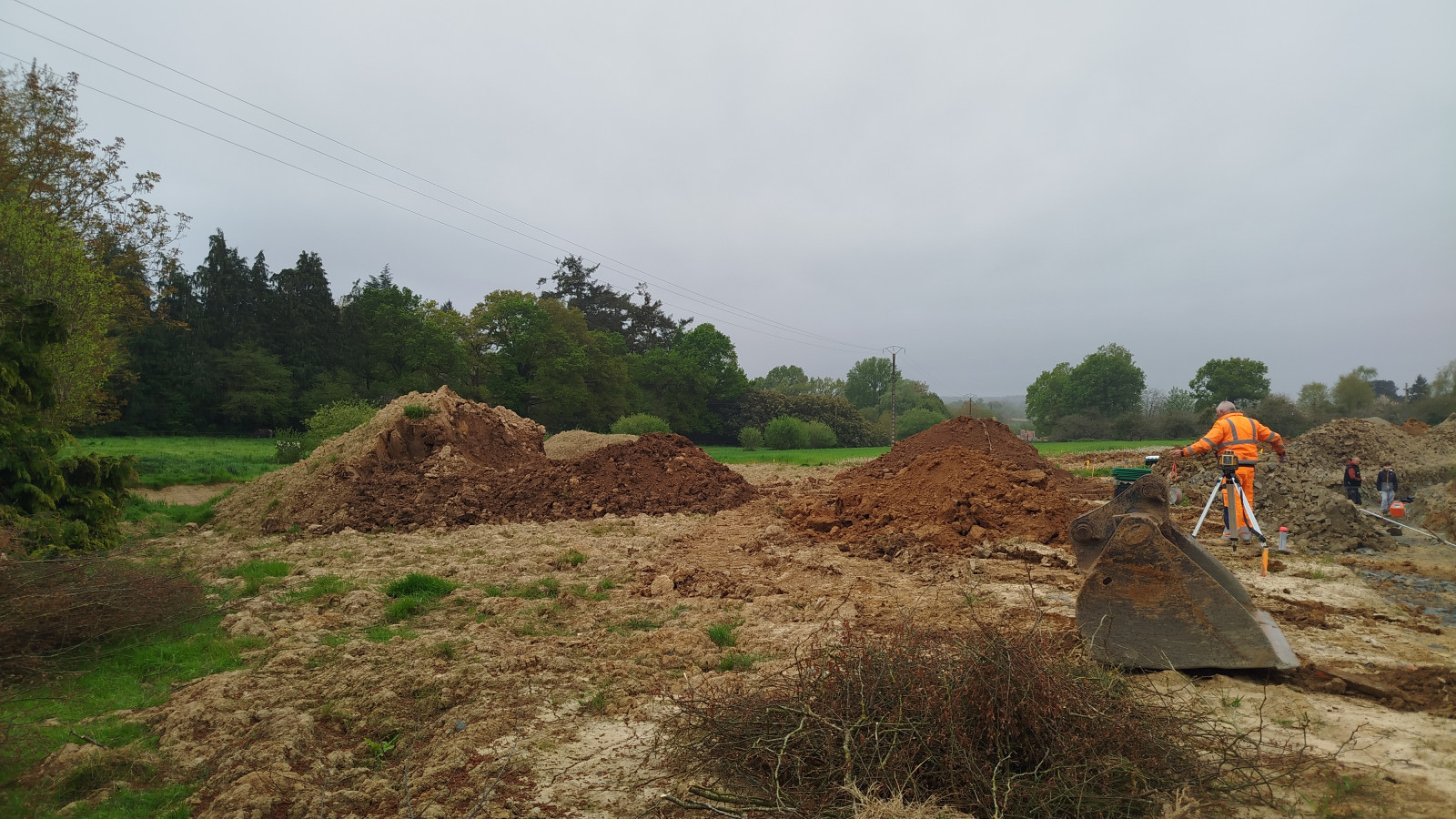 Terrain constructible de 360m2 à Landujan