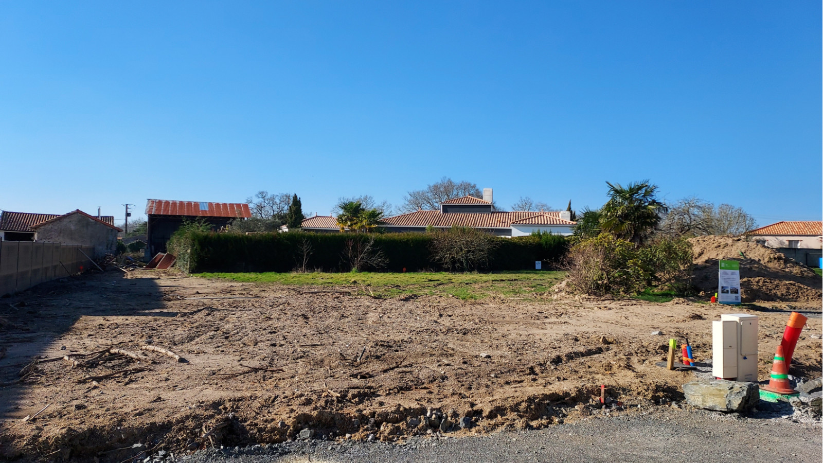 Terrain constructible de 532m2 à Geneston