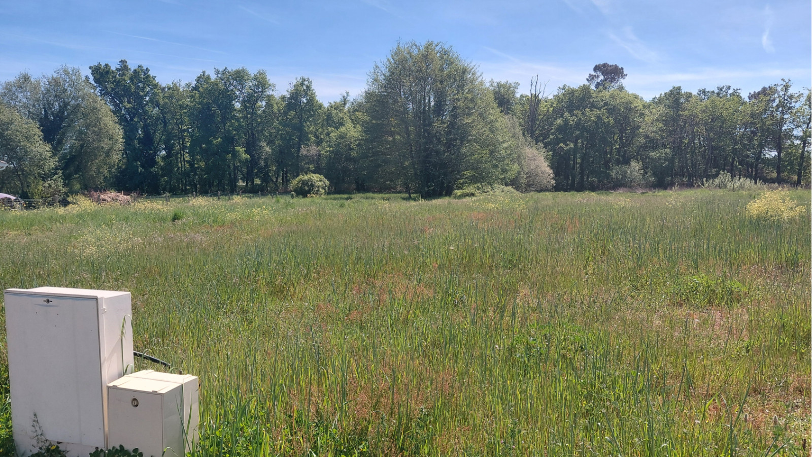 Terrain constructible de 1030m2 à Le Teich