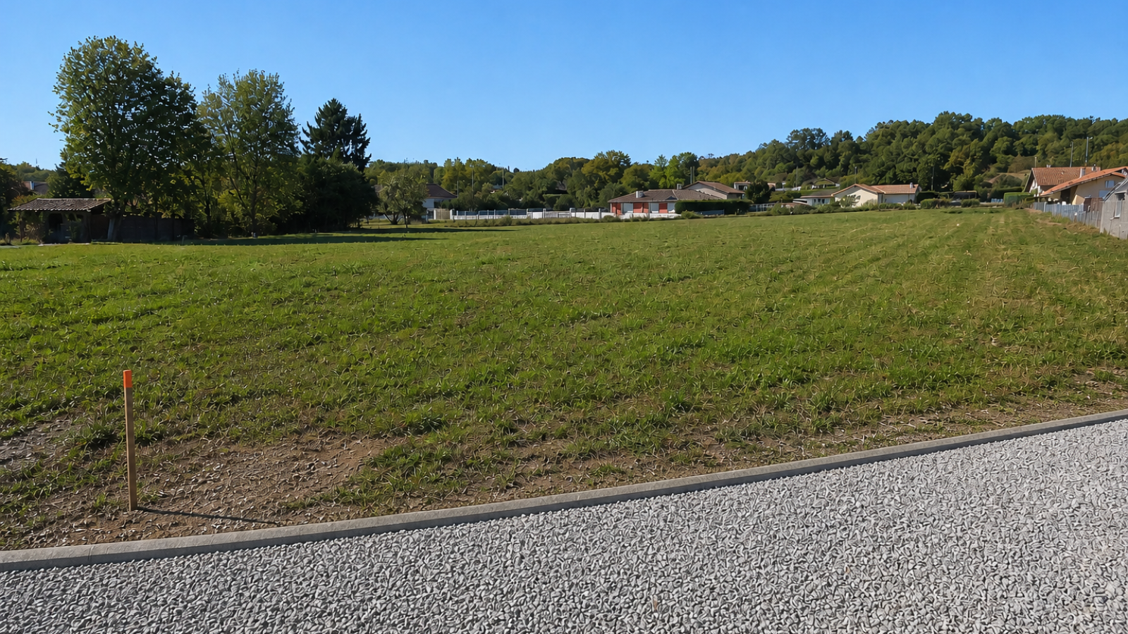 Terrain constructible de 445m2 à Peyrehorade