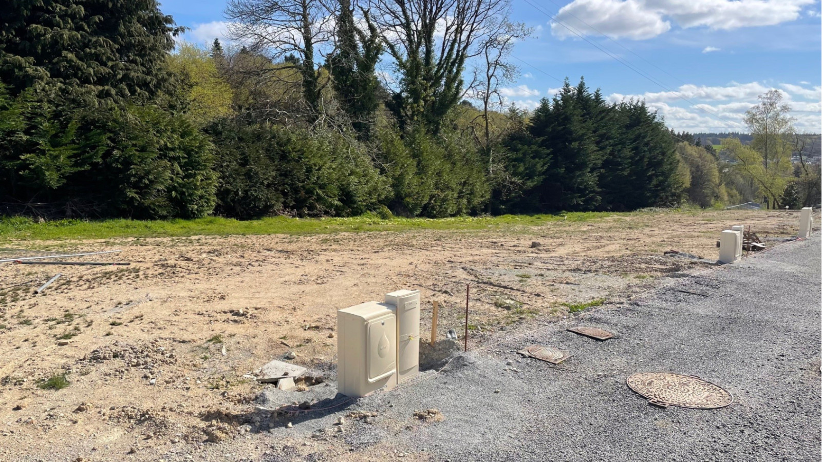 Terrain constructible de 287m2 à Inzinzac-Lochrist