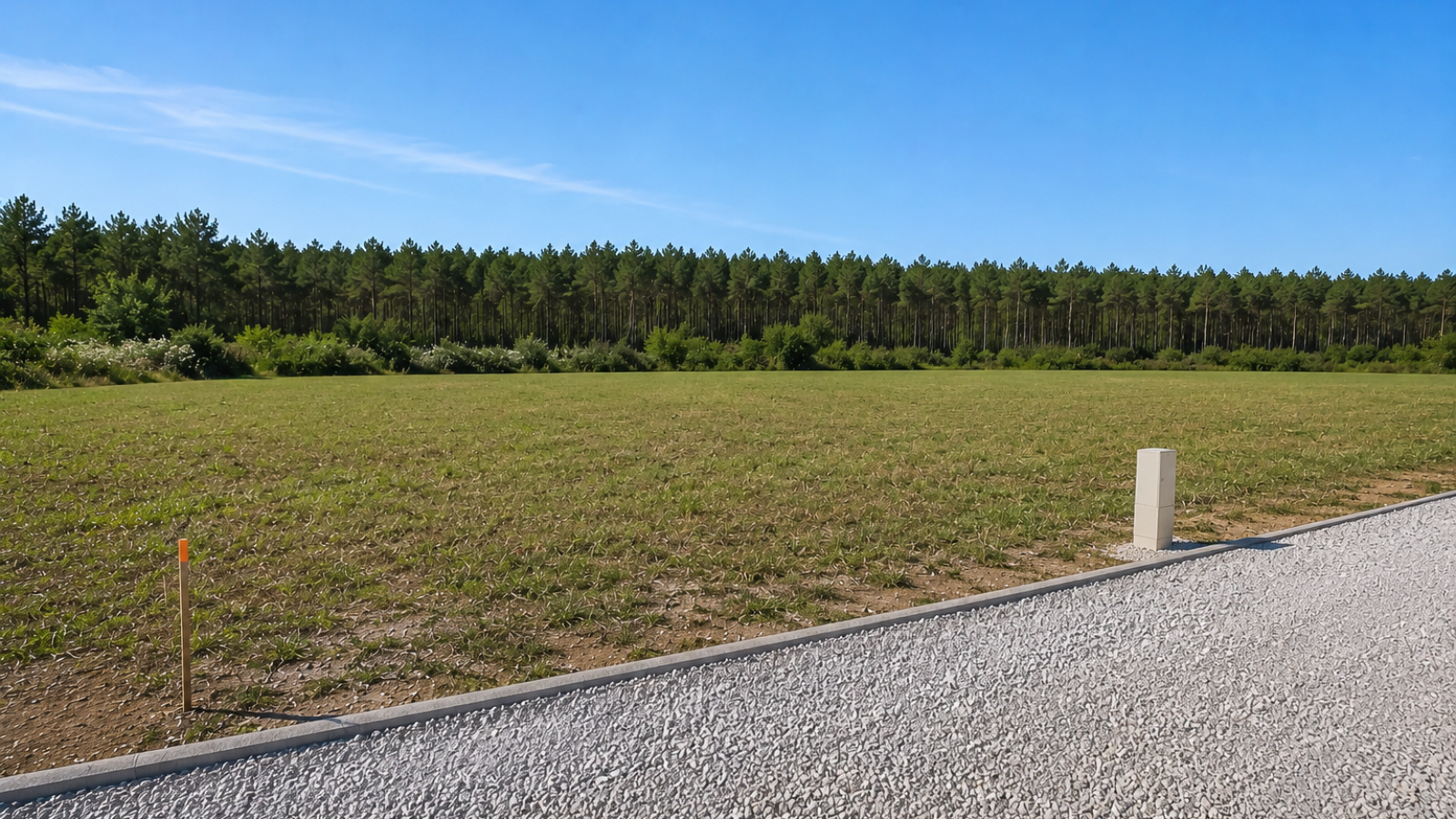 Terrain constructible de 251m2 à Pontenx-les-Forges