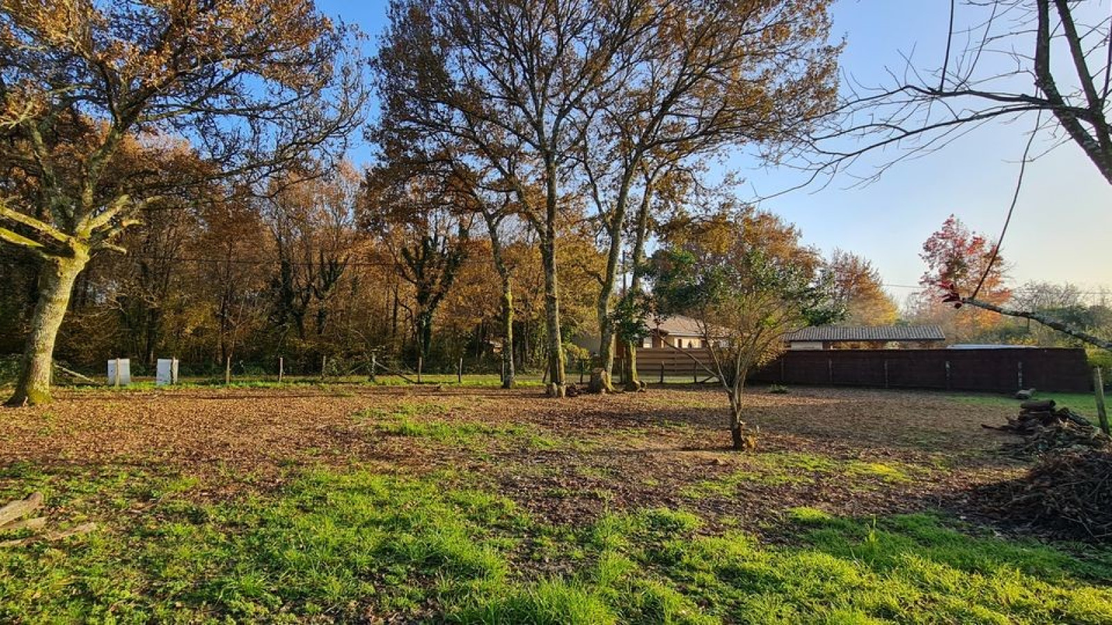 Terrain constructible de 1200m2 à Romagne
