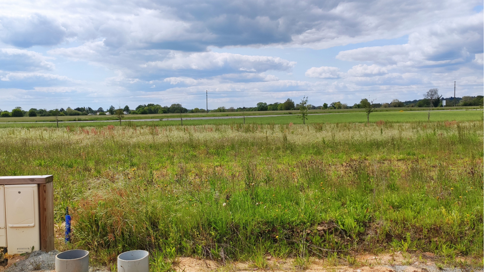 Terrain constructible de 403m2 à Treillières