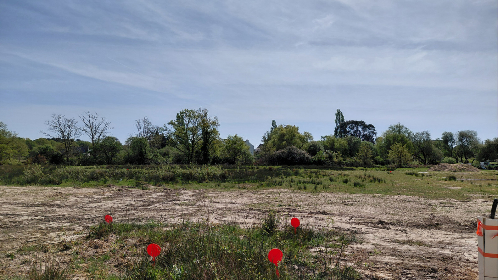 Terrain constructible de 349m2 à Riantec