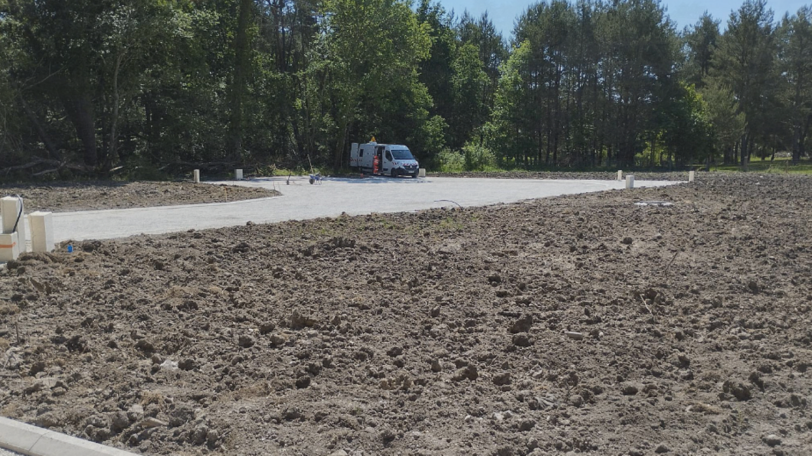 Terrain constructible de 630m2 à Rebréchien