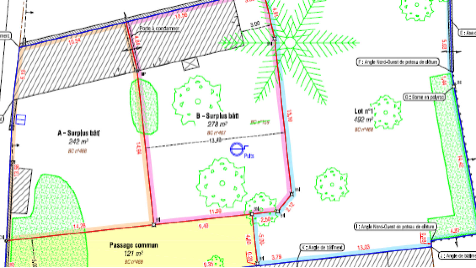 Terrain constructible de 492m2 à Saint-Jean-le-Blanc