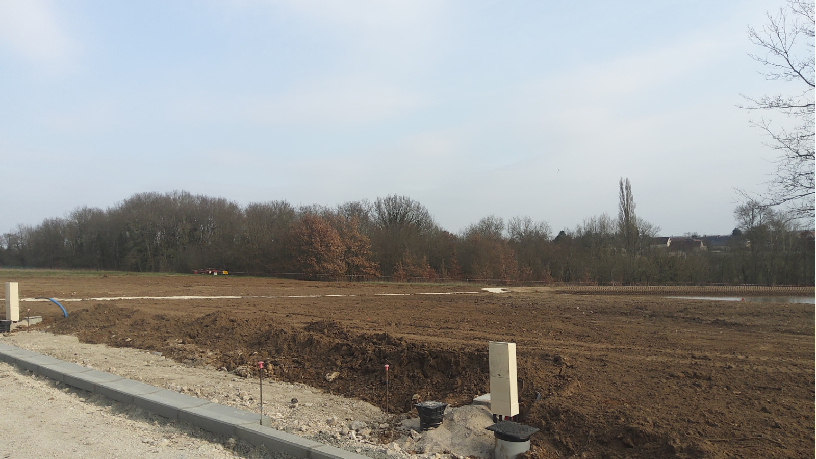 Terrain constructible de 570m2 à Pontlevoy