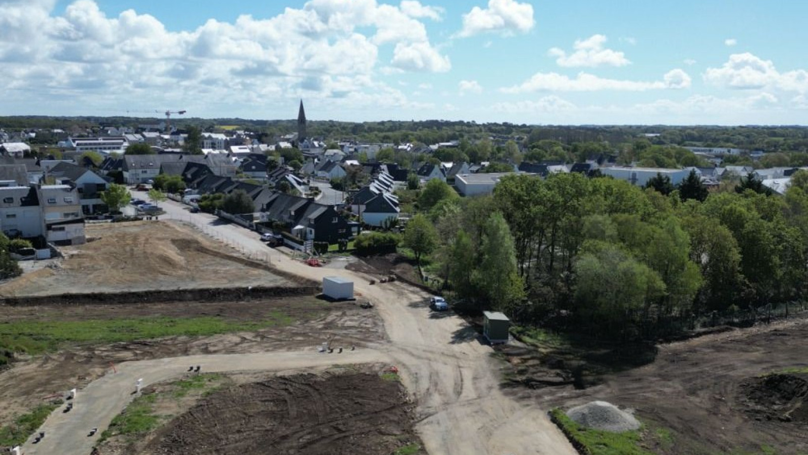 Terrain constructible de 341m2 à Guidel