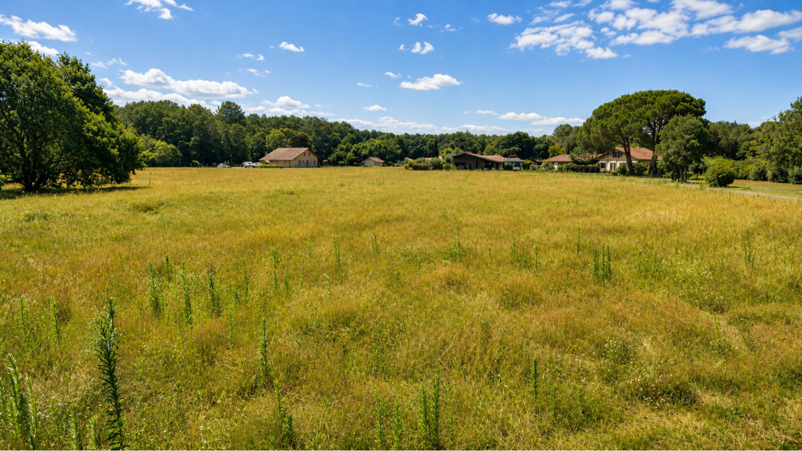 Terrain constructible de 980m2 à Léon