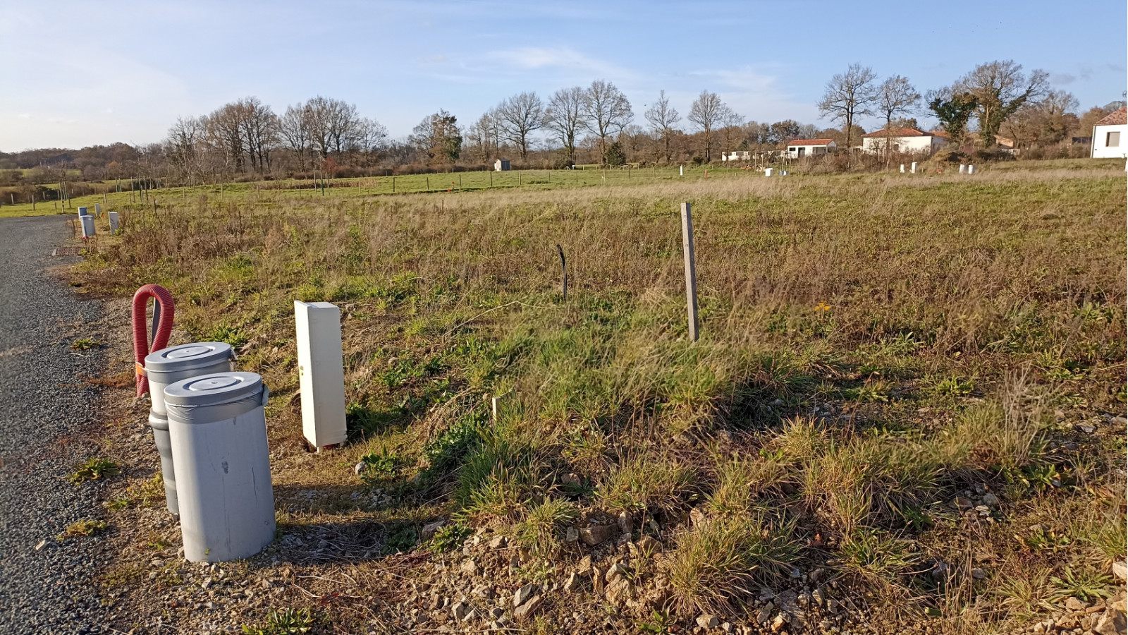 Terrain constructible de 516m2 à Sainte-Hermine