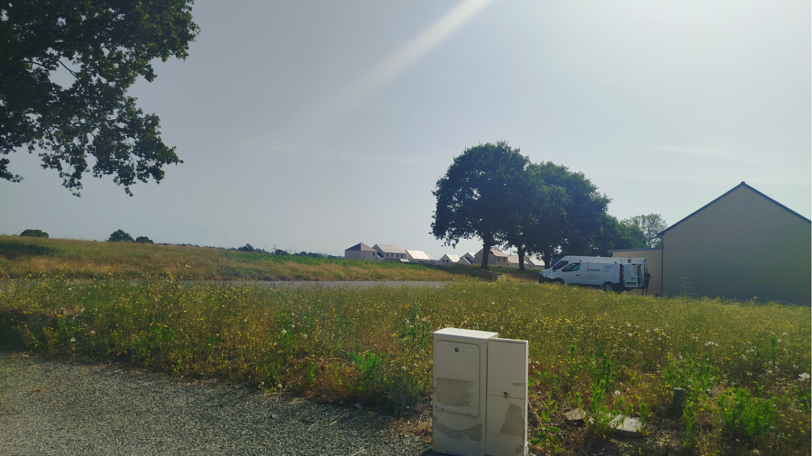 Terrain constructible de 378m2 à Romagné