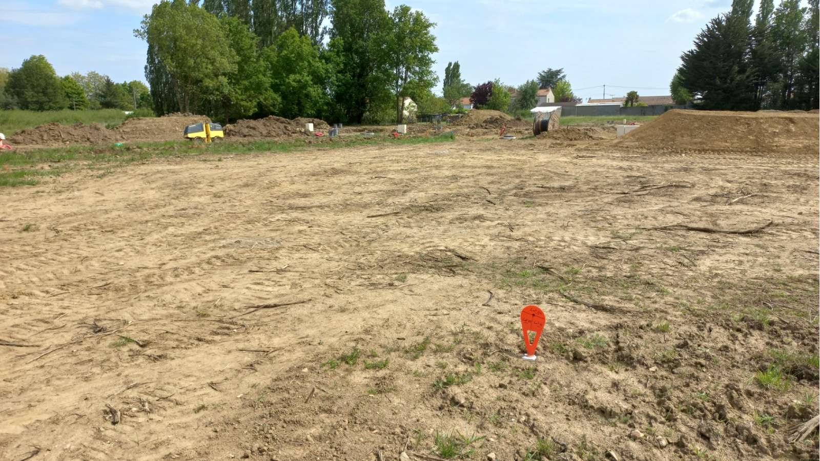 Terrain constructible de 519m2 à Geneston