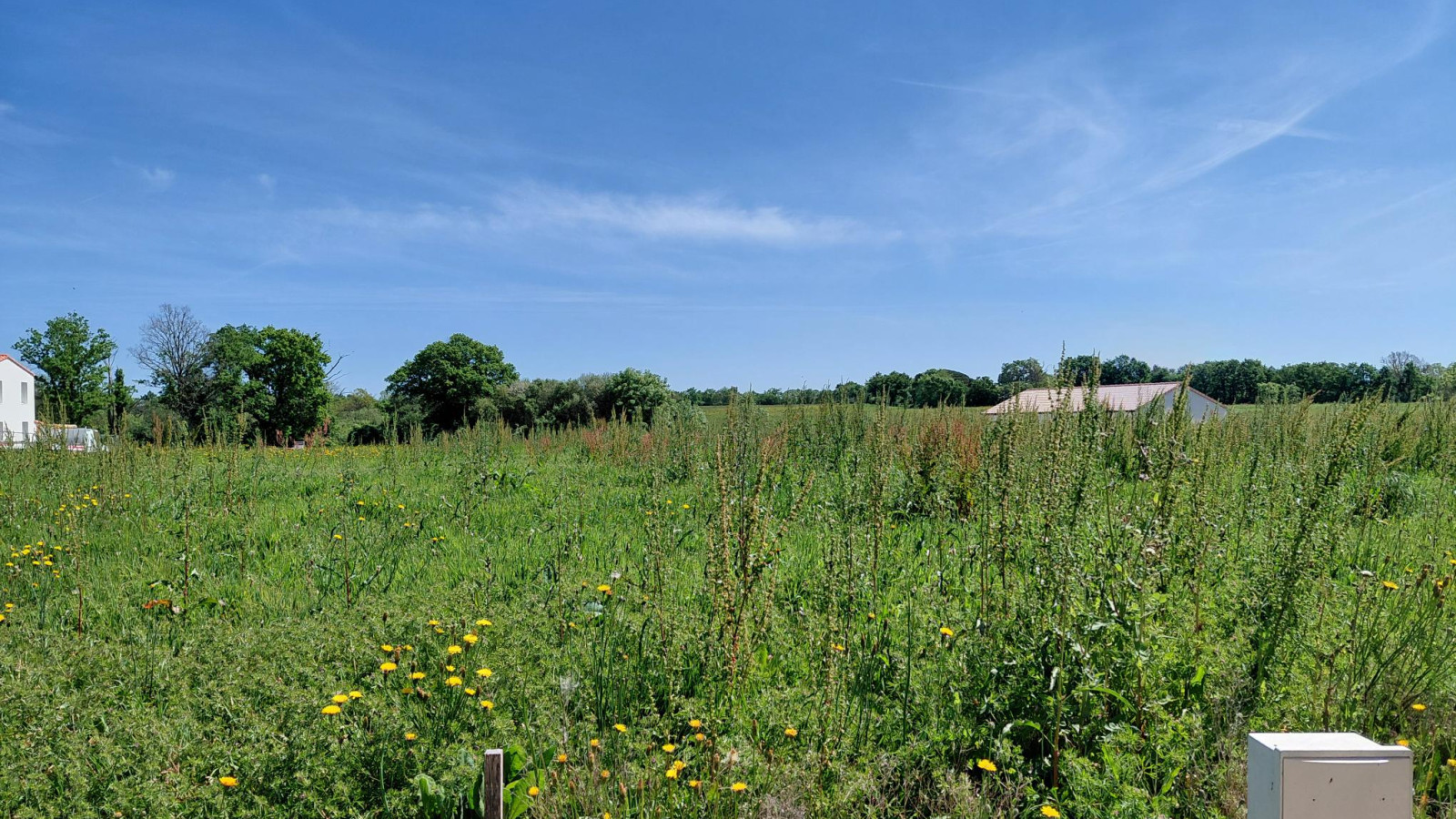 Terrain constructible de 353m2 à Palluau