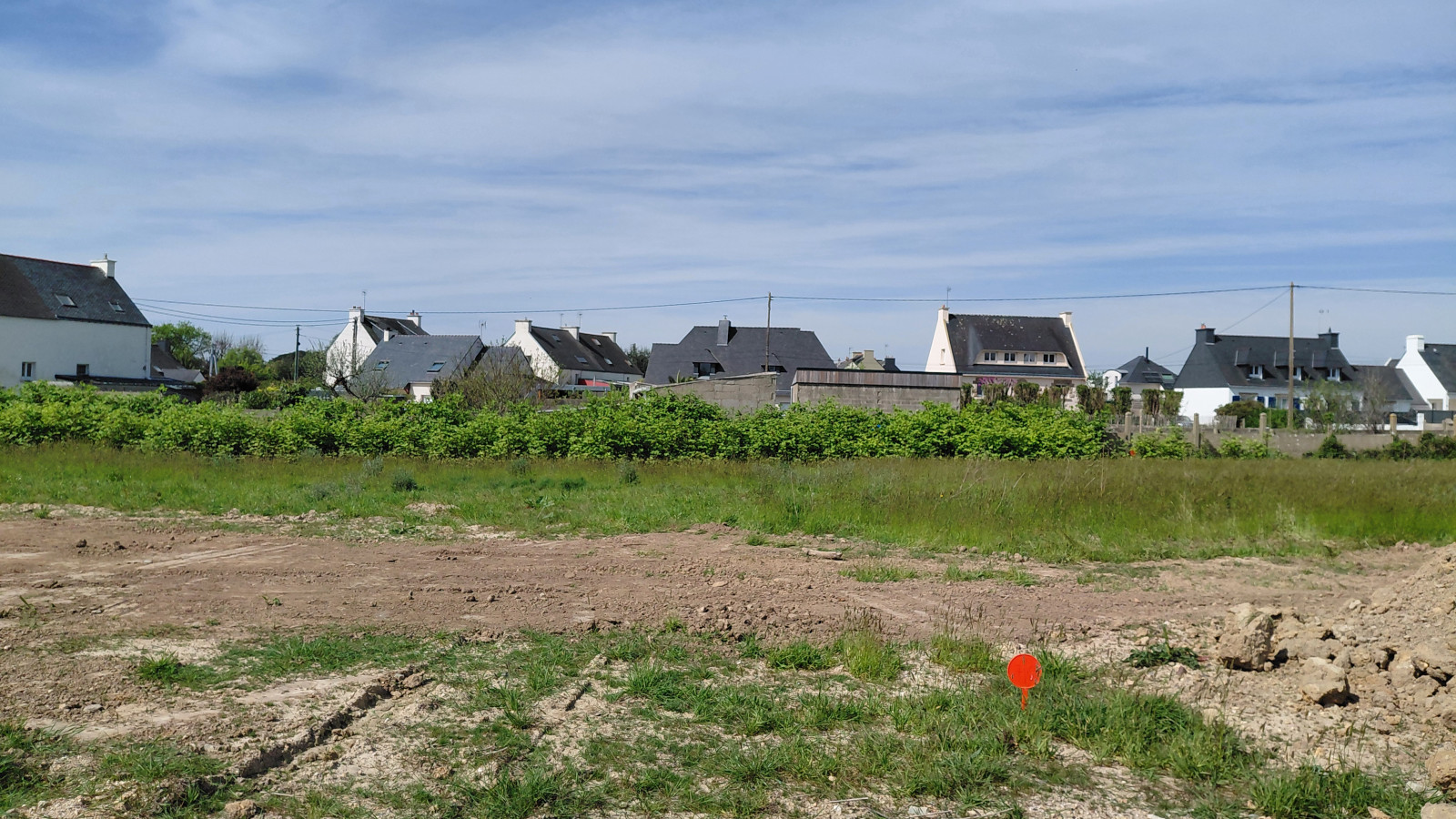 Terrain constructible de 444m2 à Riantec