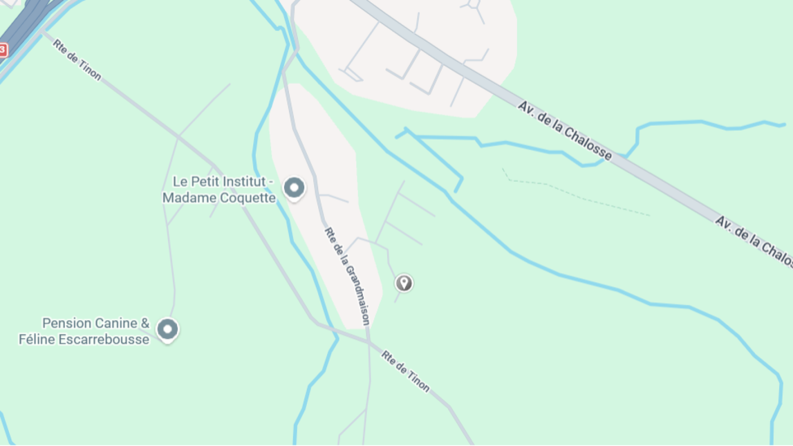 Terrain constructible de 516m2 à Magescq
