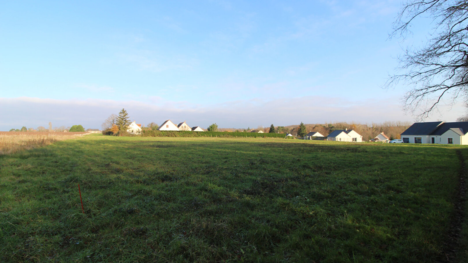 Terrain constructible de 1400m2 à La Chapelle-Saint-Martin-en-Plaine
