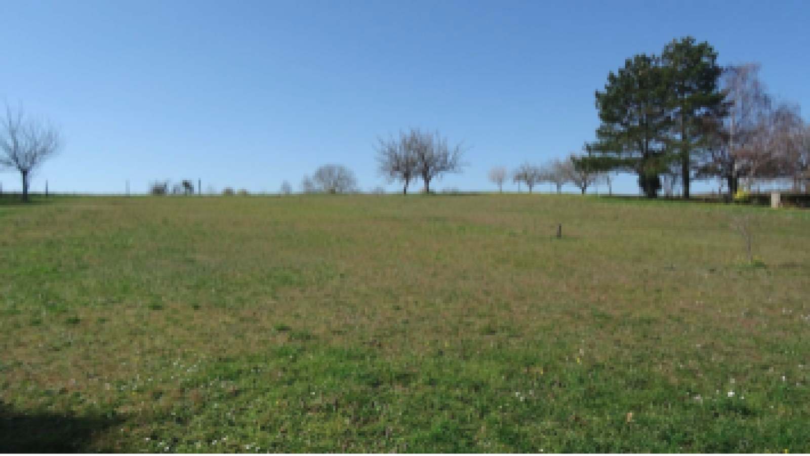 Terrain constructible de 2490m2 à Valdivienne