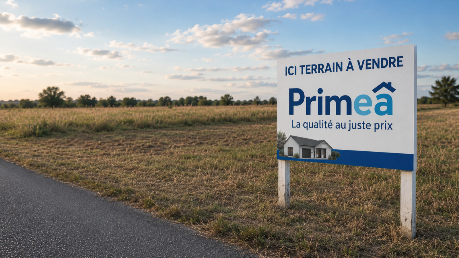 Terrain constructible de 750m2 à Messas