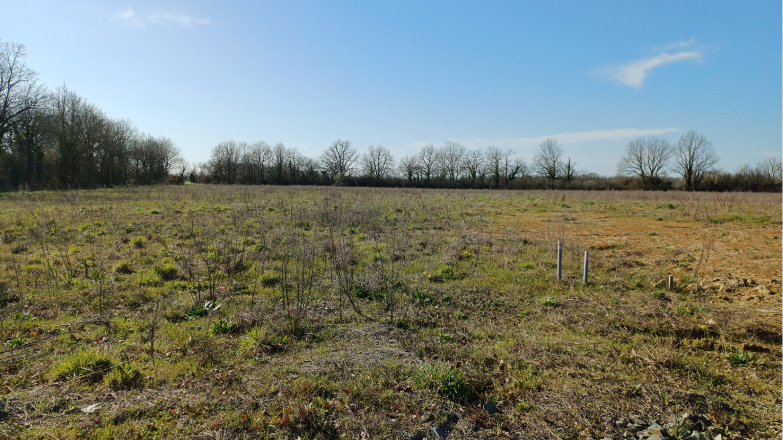 Terrain constructible de 381m2 à Palluau