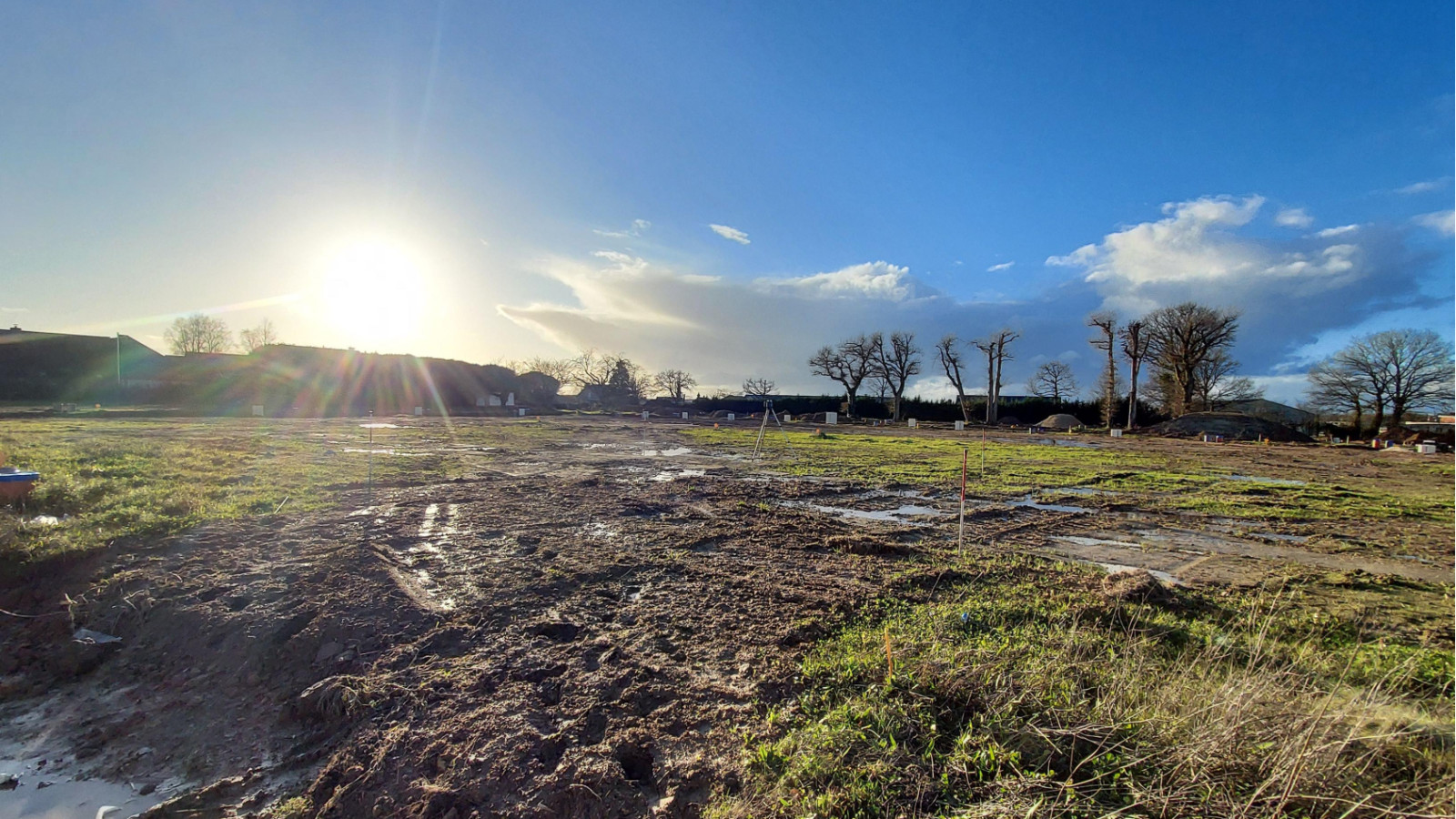 Terrain constructible de 300m2 à Saint-Aubin-des-Landes