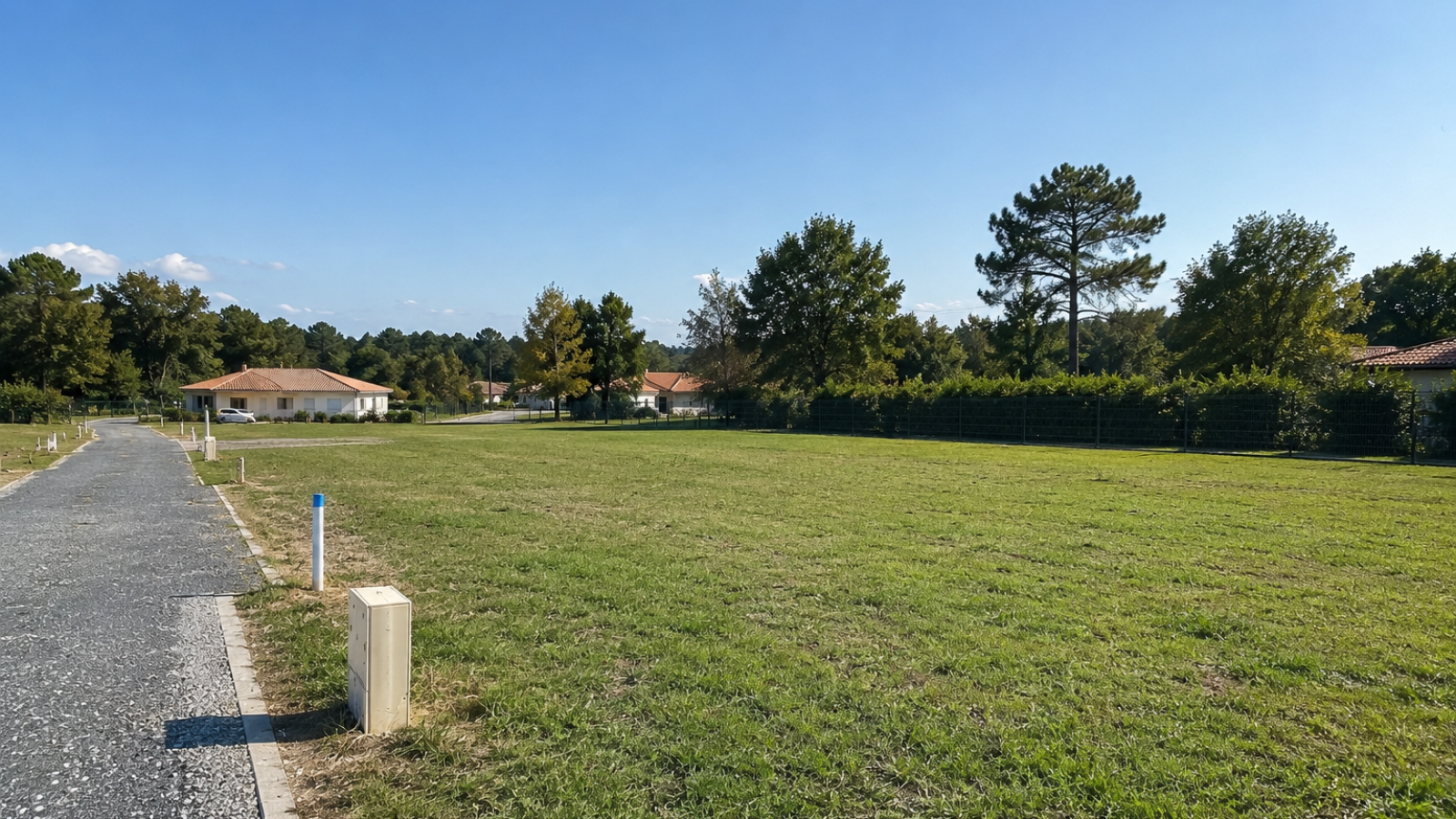 Terrain constructible de 500m2 à Sainte-Marie-de-Gosse