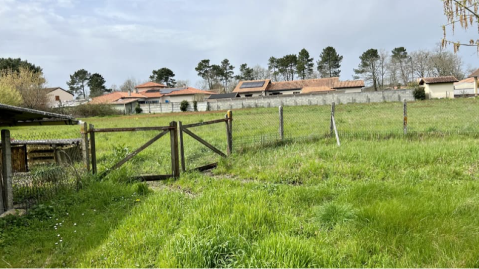 Terrain constructible de 400m2 à Belin-Béliet