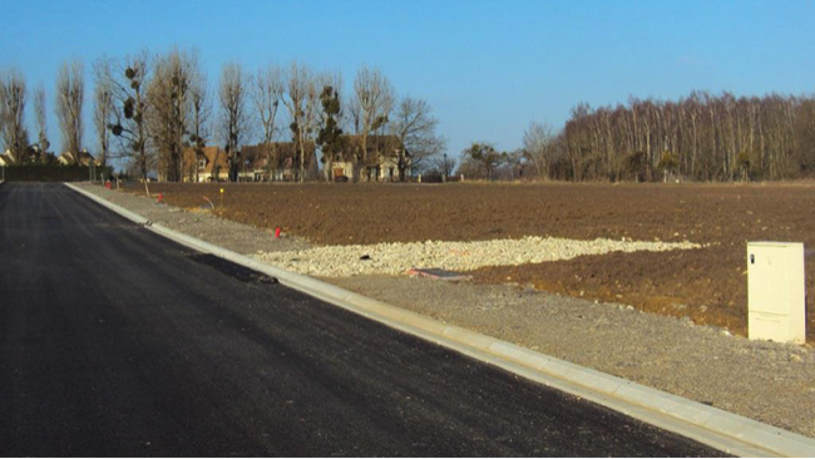 Terrain constructible de 532m2 à Ligugé