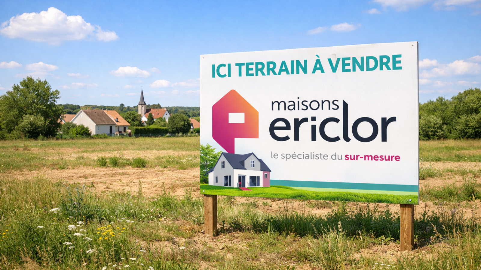 Terrain constructible de 1600m2 à Saint-Denis-en-Val