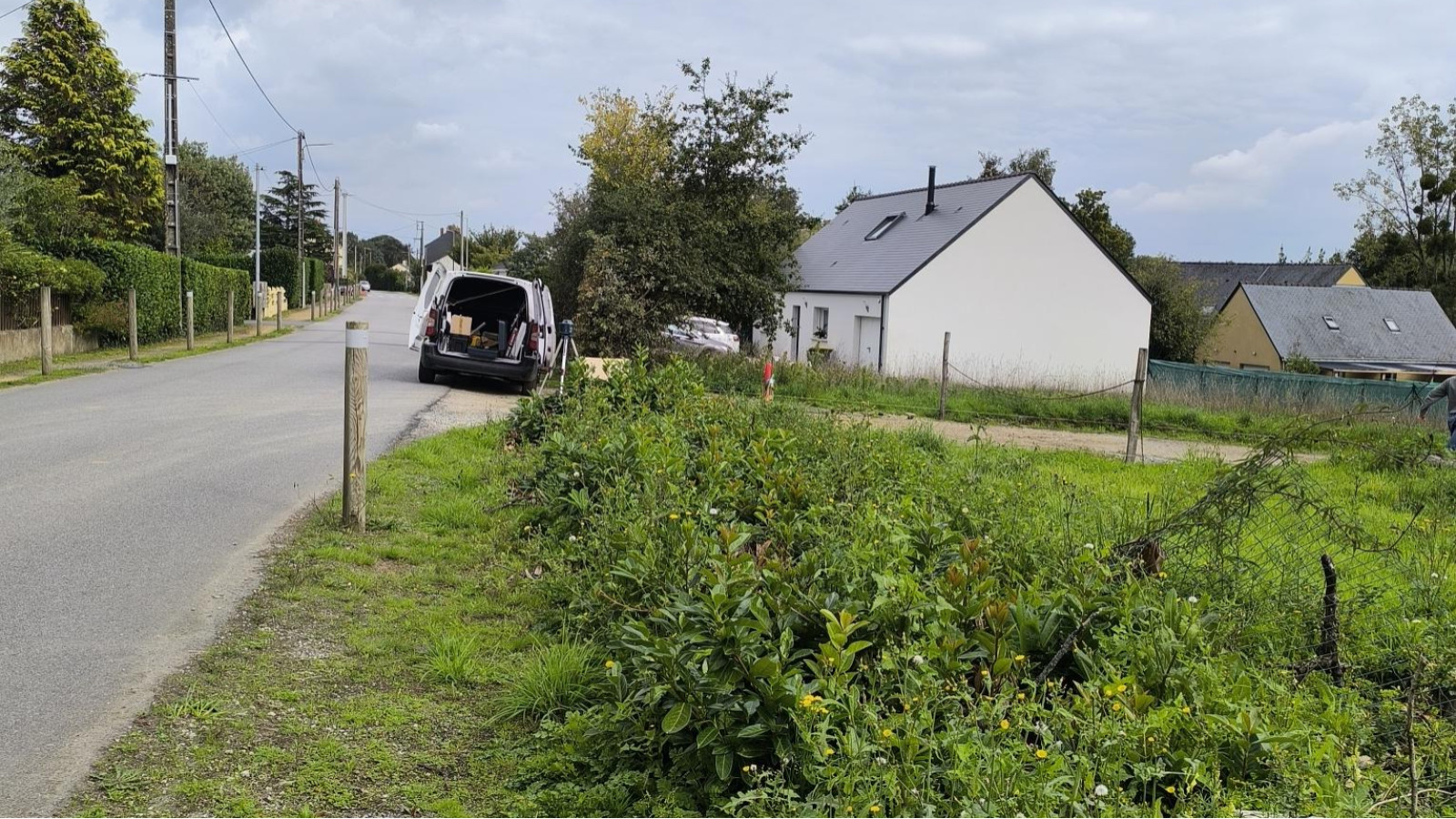 Terrain constructible de 265m2 à Saint-Molf