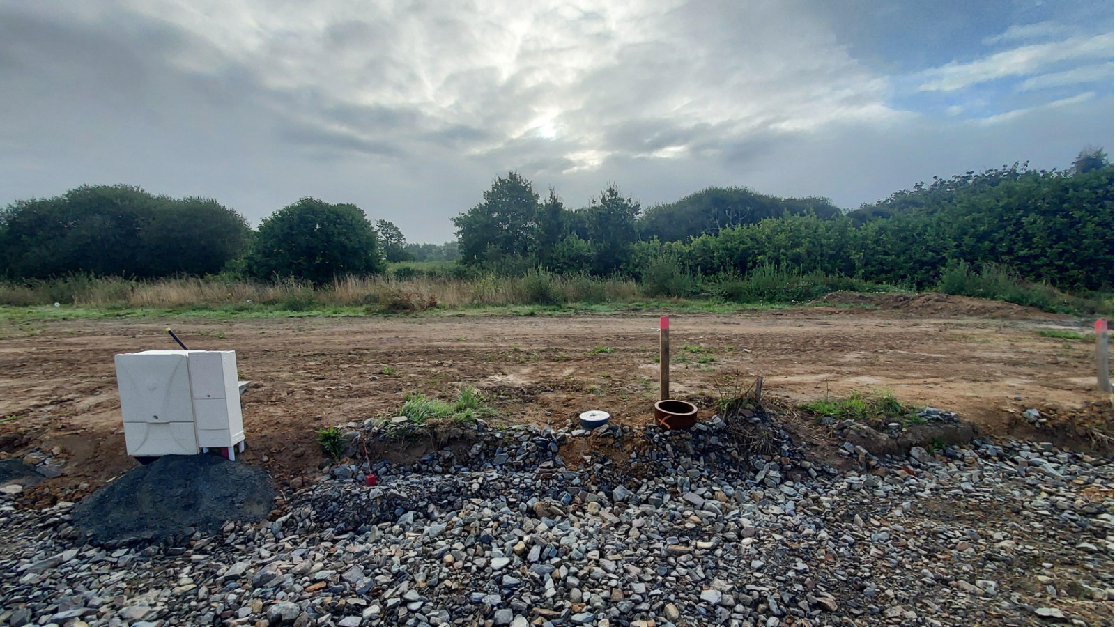 Terrain constructible de 354m2 à Monterfil