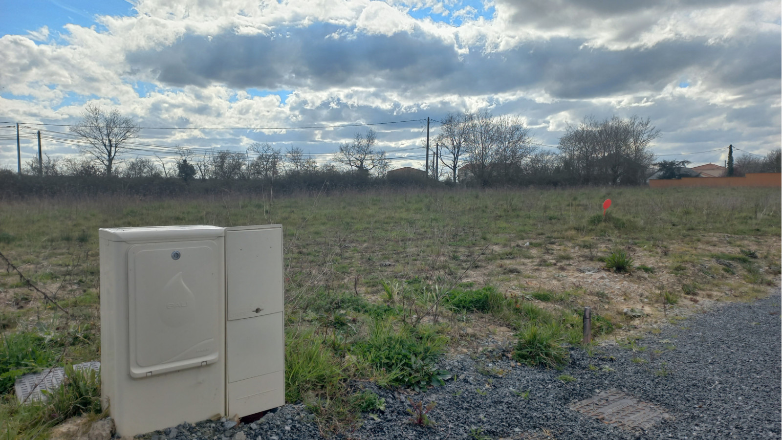 Terrain constructible de 840m2 à Orvault