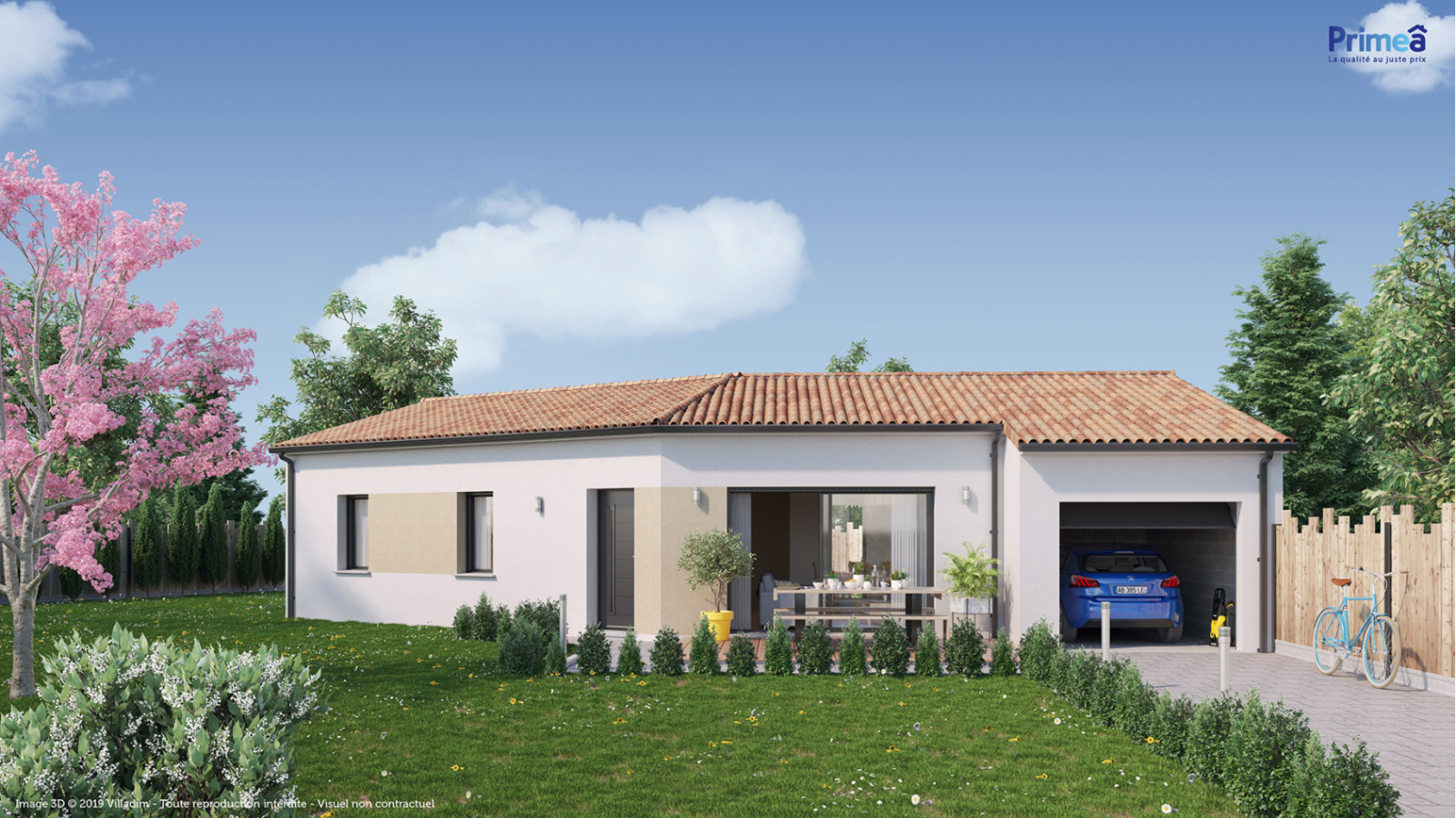 Maison neuve à Bignoux avec 3 chambres sur terrain de 569m2 / image 3