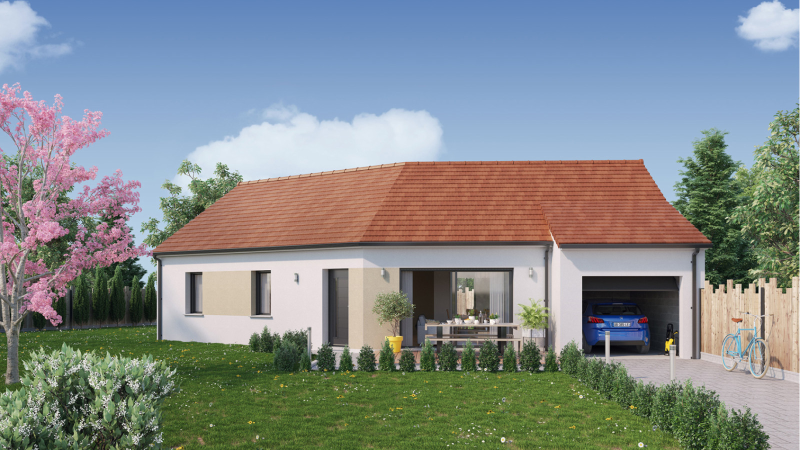 Maison neuve à Saint-Lubin-de-la-Haye avec 3 chambres sur terrain de 980m2 / image 3