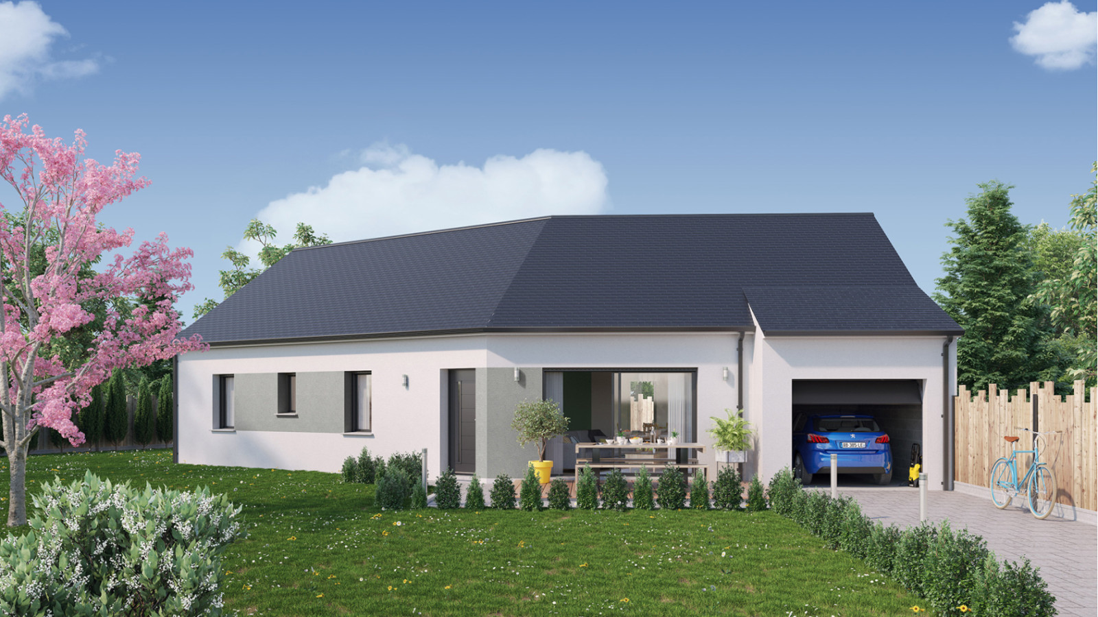 Maison neuve à Médan avec 4 chambres sur terrain de 1366m2 / image 3