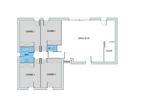 Plan (maison 2060)