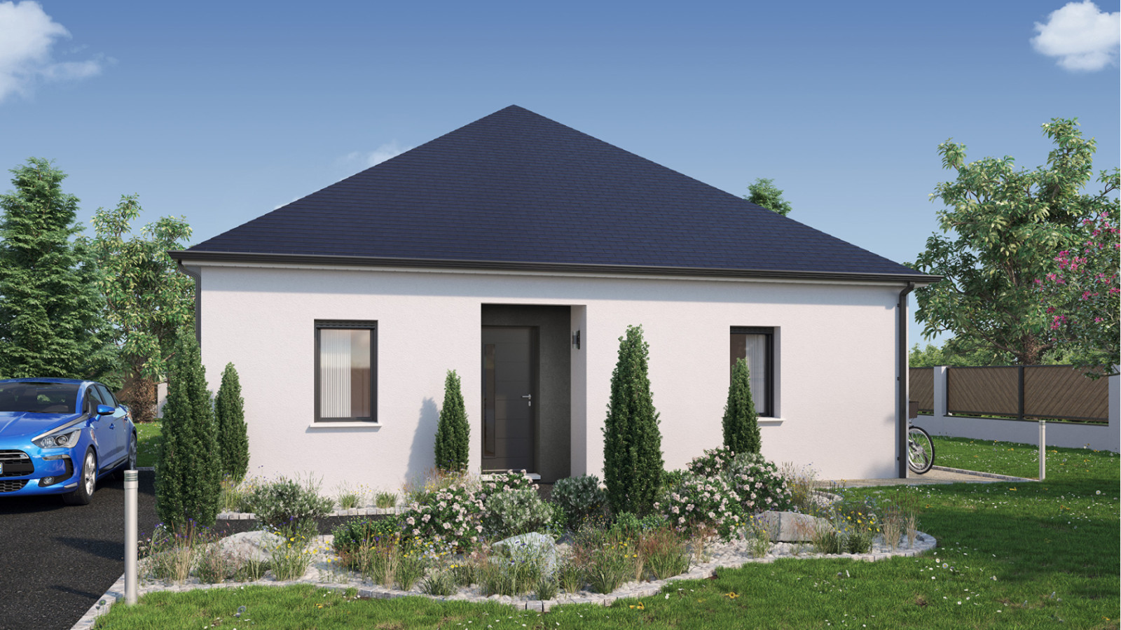 Maison neuve à Beynes avec 3 chambres sur terrain de 290m2 / image 2