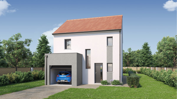 Maison neuve à Médan avec 3 chambres sur terrain de 1366m2 - image 1
