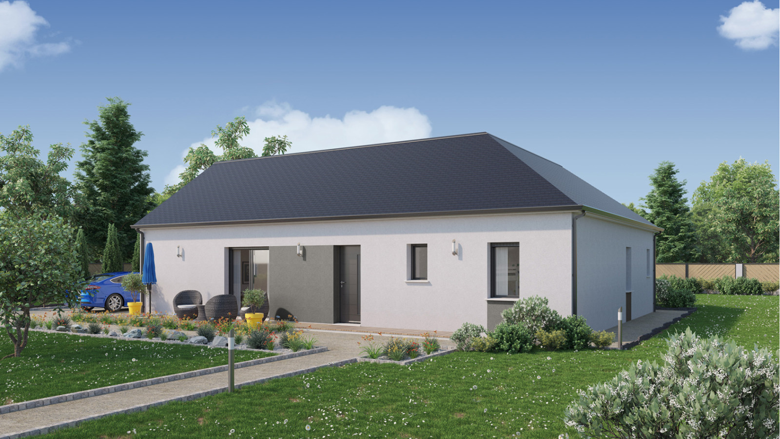 Maison neuve à Mantes-la-Ville avec 4 chambres sur terrain de 437m2 / image 3