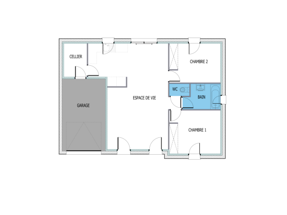 Plan (maison 2080)