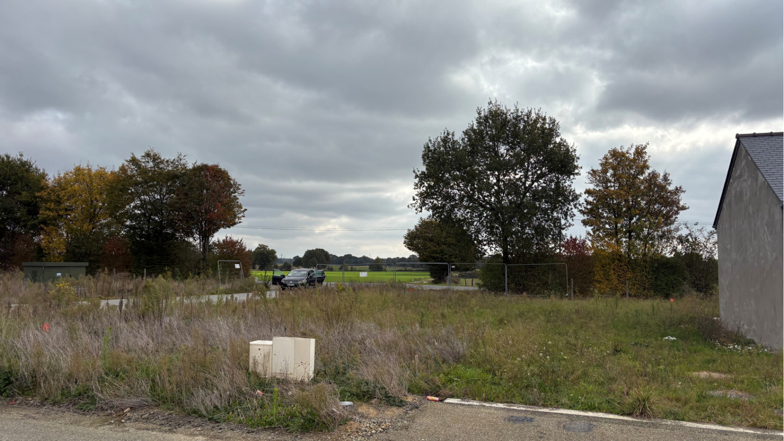 Terrain constructible de 399m2 à La Dominelais