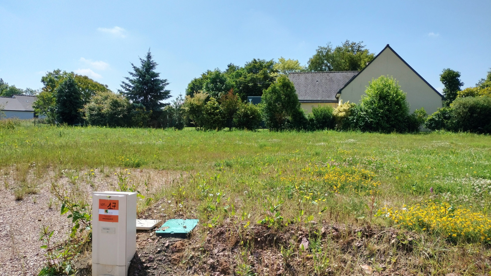 Terrain constructible de 250m2 à Bain-de-Bretagne