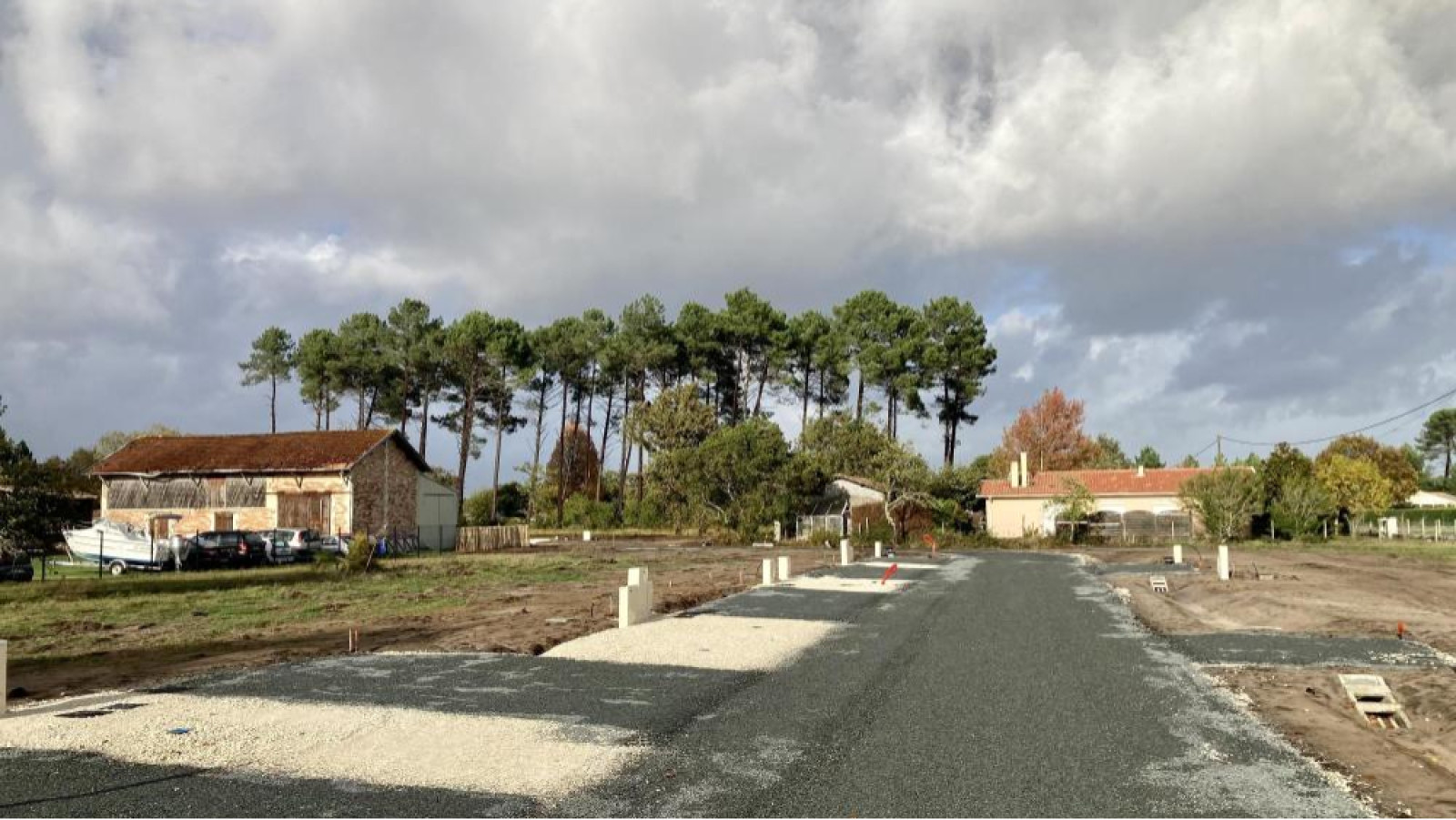 Terrain constructible de 632m2 à Le Porge