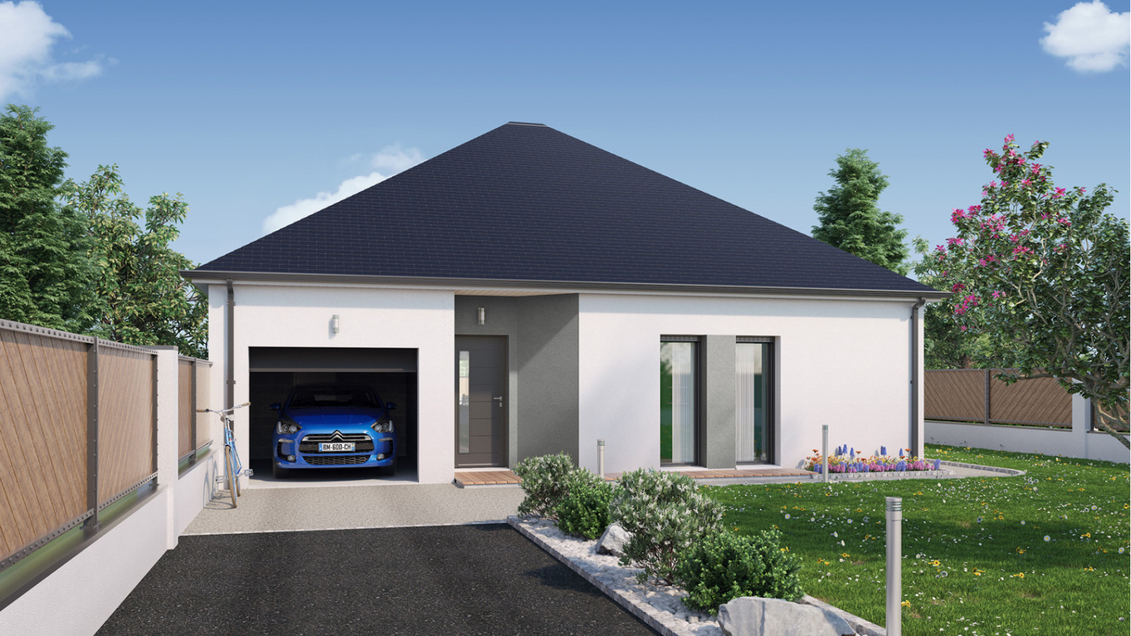 Maison neuve à Médan avec 3 chambres sur terrain de 1366m2 / image 2