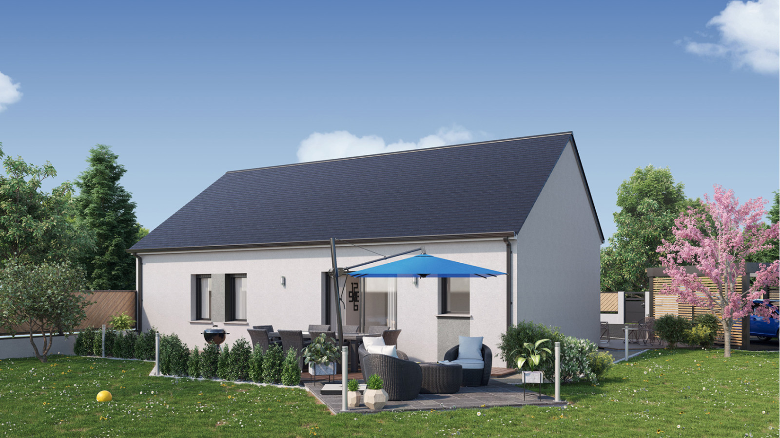 Maison neuve à Magny-les-Hameaux avec 3 chambres sur terrain de 436m2 / image 3