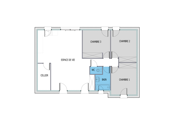 Plan (maison 2088)