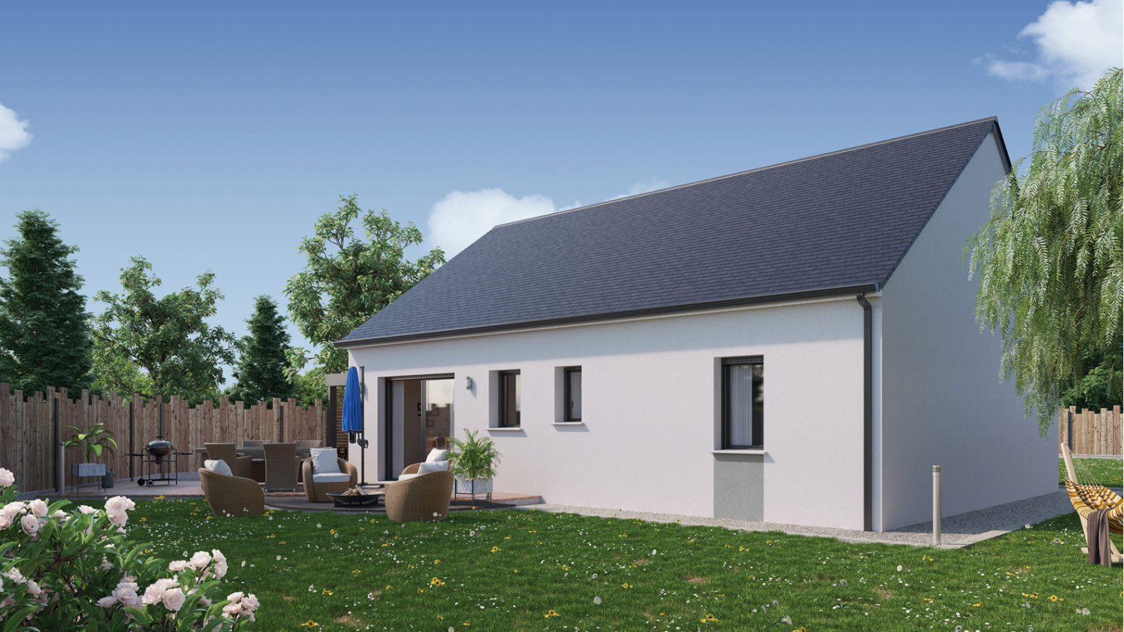 Maison neuve à Médan avec 3 chambres sur terrain de 1366m2 / image 3